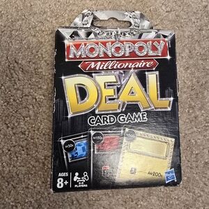 MONOPOLY Millionaire Deal Card Game EUC